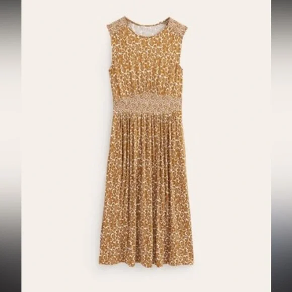 Boden Thea Sleeveless Midi Dress - Picture 2 of 9